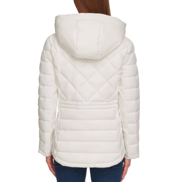 Tommy Hilfiger Ladies' Quilted Jacket XXL White - Picture 4 of 8